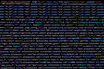 Software source code. Programming code. Technology background