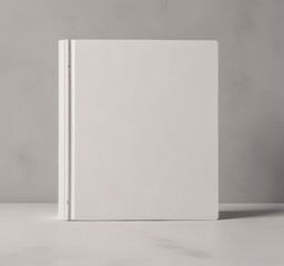 Blank vertical photo album, minimalist aesthetic, ready for your design ,  album template,  photography template,  paper