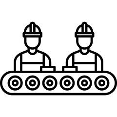 Assembly Line Icon