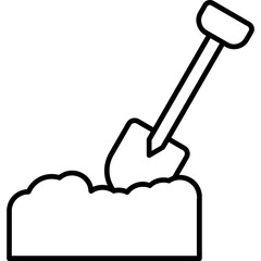 Excavation Shovel Icon
