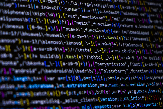 Programming code.. Technology background