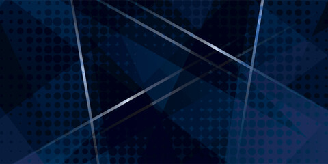 Abstract futuristic dark blue background with light and shadow. Eps10 vector