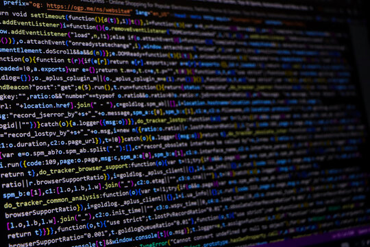 Coding screen, programming coding screen , technology background