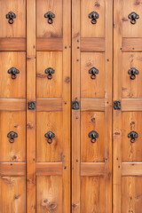 Crafting Vintage Charm Rustic Alpine-Style Wooden Wardrobe in Cozy Mountain Retreat