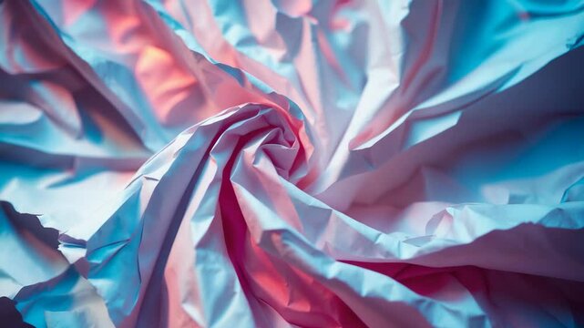 Creased paper texture as background.