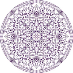Beautiful flower art and mandala vector design