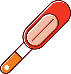 tongue depressor vector illustration on white background