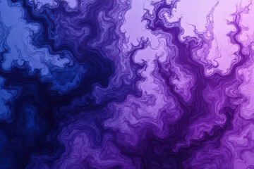 Mesmerizing Ink Swirls: Close-Up Experimental Photography of Navy & Purple Blending in Water