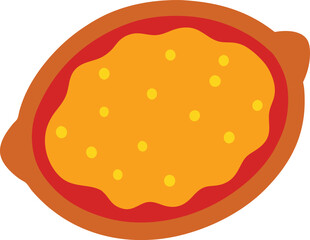 Tandoori roti vector illustration 