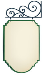 Elegant Hanging Signboard