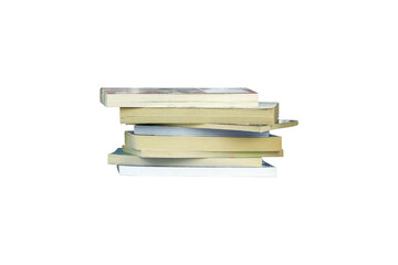 A Stack of Books isolated on transparent background. Png and Jpeg image