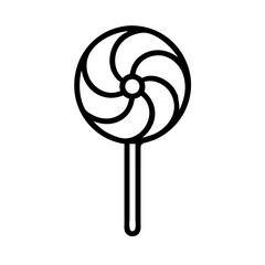 lollipop on transparent background for web and graphic design