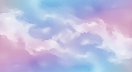 Pastel Clouds, Serene Dreamscape for Creative Backgrounds and Digital Art