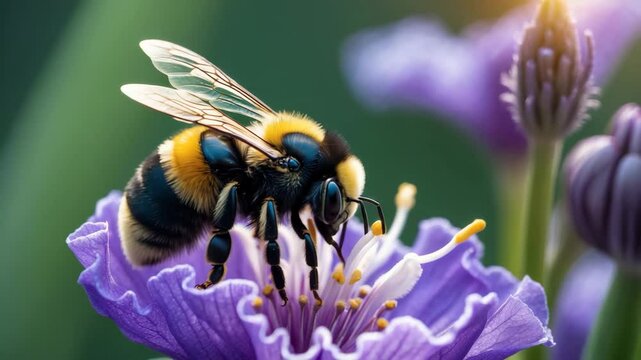 The extraordinary pollinator of a blooming vine