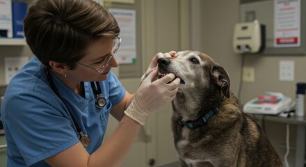 Senior Dog's Veterinary Check-up