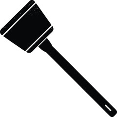 ice scraper tool on white background.eps