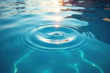 Subtle water ripple effect creating a calming, continuous pattern , organic, calm, seamless