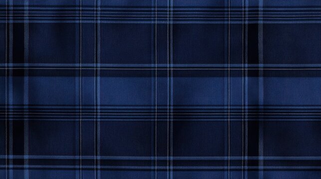 blue plaid fabric texture background