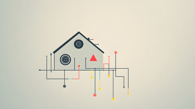 house, home, building, icon, estate, architecture, construction, symbol, illustration, real, design, vector, roof, business, drawing, 3d, plan, window, model, residential, concept, property, sale, doo