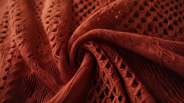 Crimson surface featuring shapes