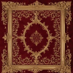 vintage gold frame, vintage background with gold ornament, vintage background with gold frame