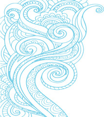 Beautiful flower art and mandala vector design
