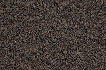 spring soil after digging, preparation for planting seedlings