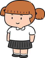 Illustration of student
