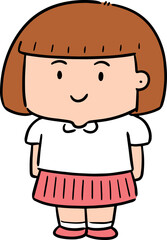 Illustration of student
