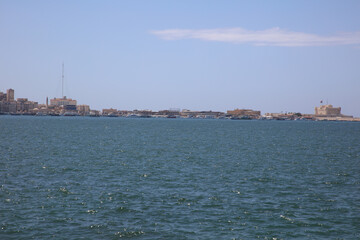 Naklejka premium A general view of the Coast in Alexandria