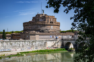 View of Castel Sant'Angelo in Rome