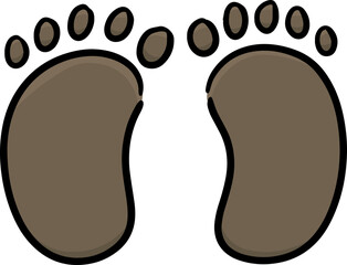 Illustration of footprint
