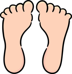 Illustration of feet
