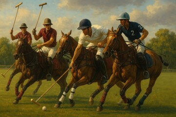 Dynamic polo match action.