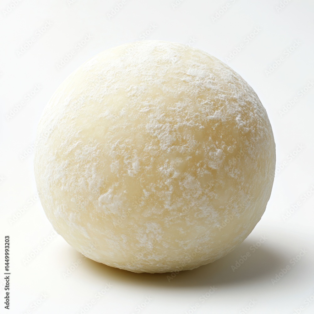 Poster smooth white round sphere on minimalist background perfect for creative and modern design projects