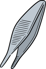 Illustration of forceps
