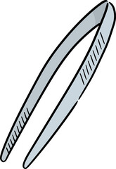 Illustration of forceps
