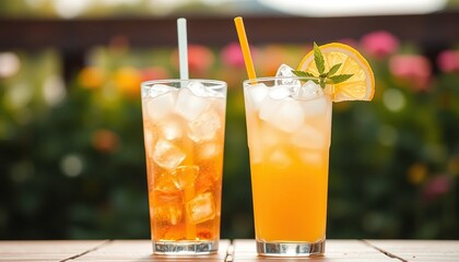 Iced tea and lemonade drinks