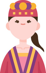 taiwanese illustration on a white background 