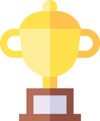 trophy illustration on a white background    