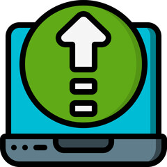 upgrade illustration on a white background 