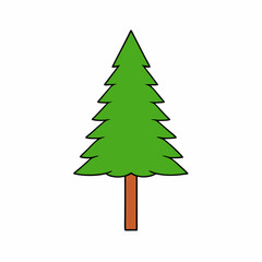 green christmas tree