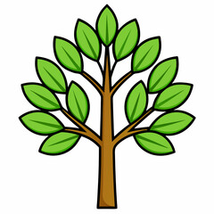 green tree vector