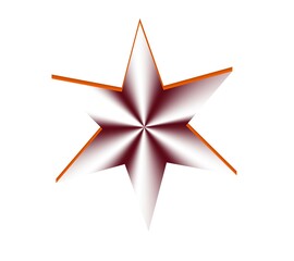 Obraz premium 3d golden star