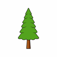 green christmas tree