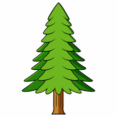 Fototapeta premium christmas tree vector