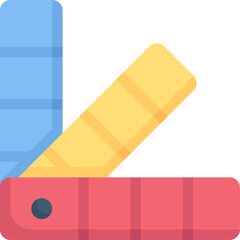 color palette illustration on a white background 