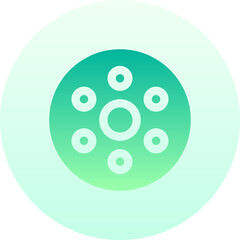 color palette illustration on a white background    