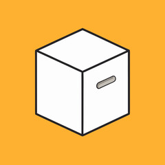 vector illustration of a box