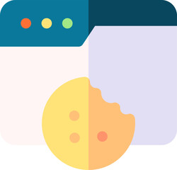 cookies illustration on a white background 